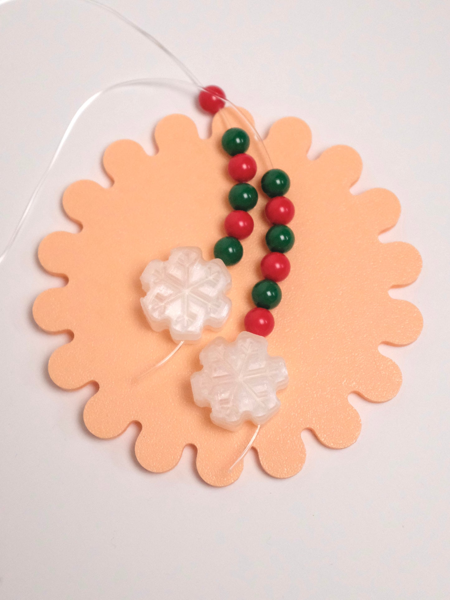 Bead Stoppers - Snowflake (pack of 2)